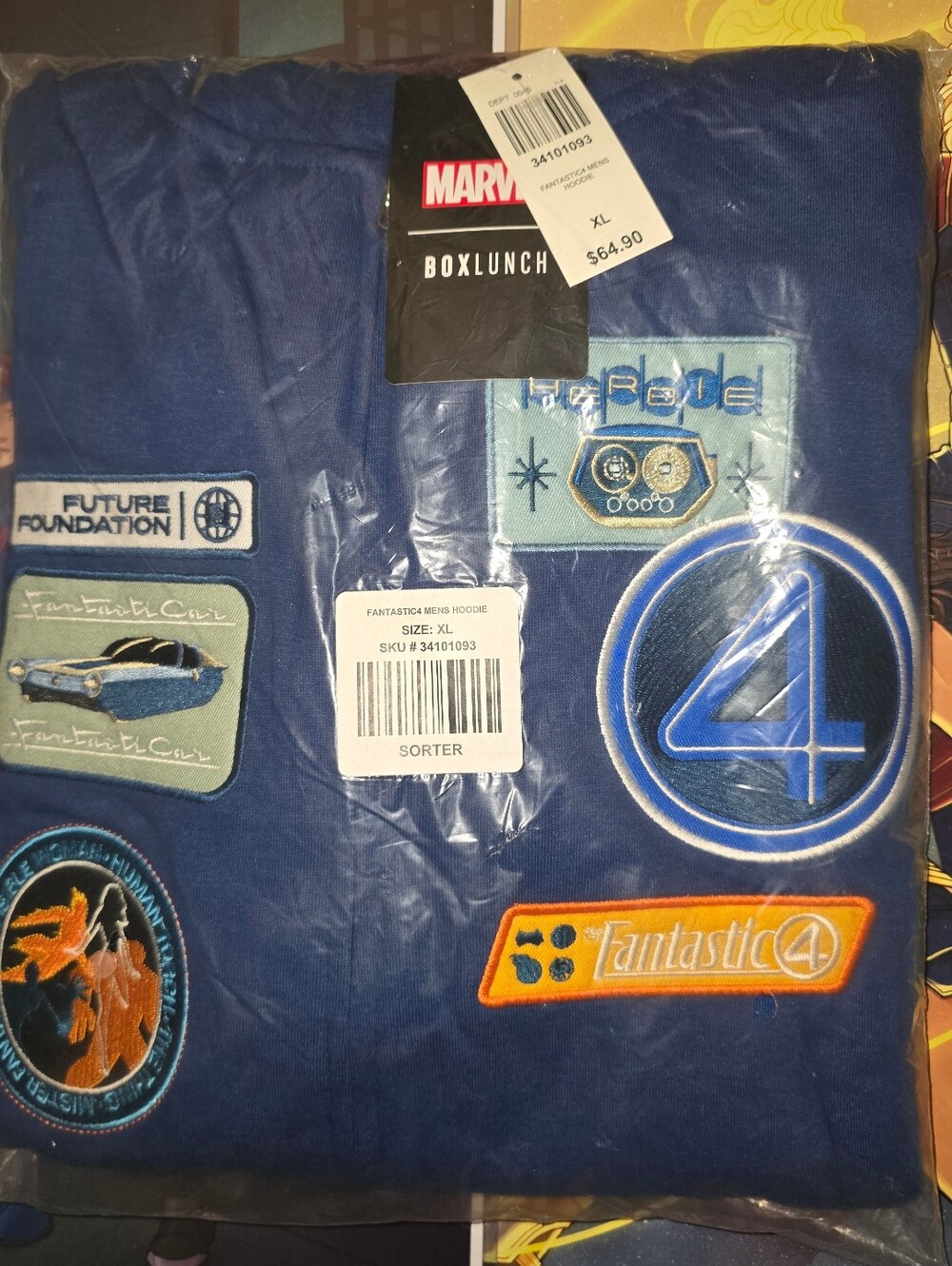 Fantastic Four First Steps - Men's Hoodie - Size XL - Boxlunch